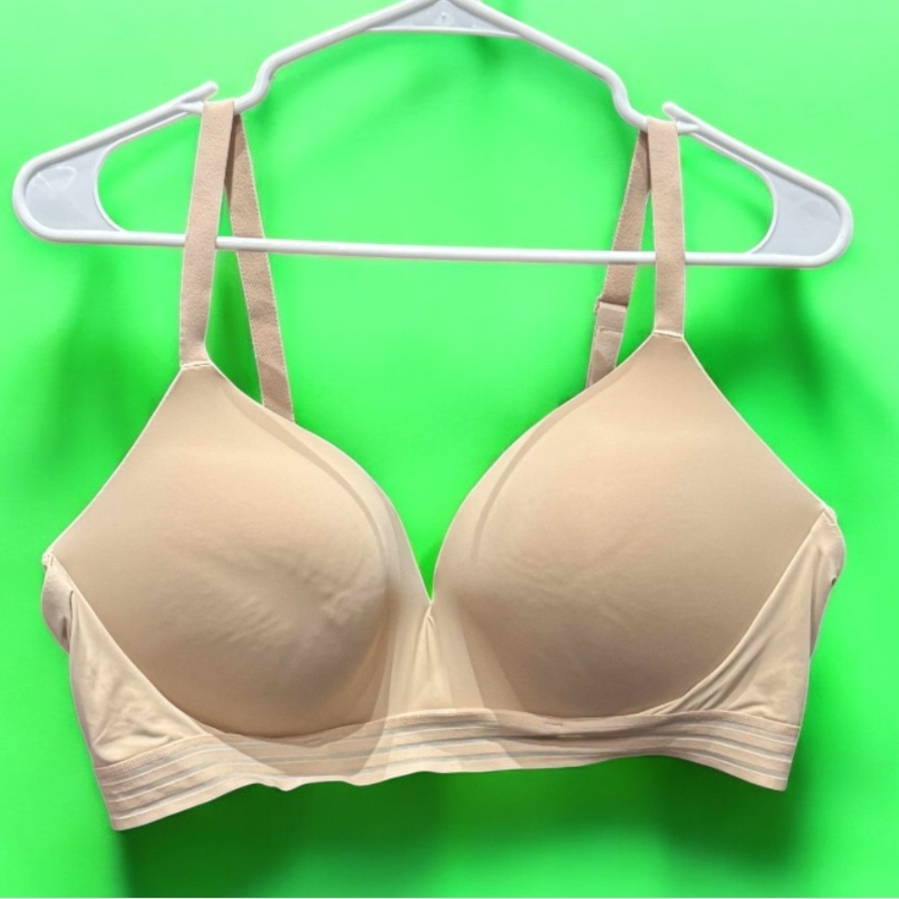 Auden Cream Seamless padded push up bra 40C
